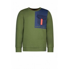 B.Nosy Boys sweater with contrast patched pocket Y209-6360